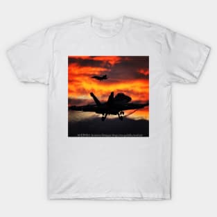 1-Sided Super Hornet at Dusk T-Shirt